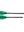 2-Piece Fibreglass Shaft with Polycarbonate Blade Kayak Paddle Green