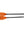 2-Piece Fibreglass Shaft with Polycarbonate Blade Kayak Paddle Orange