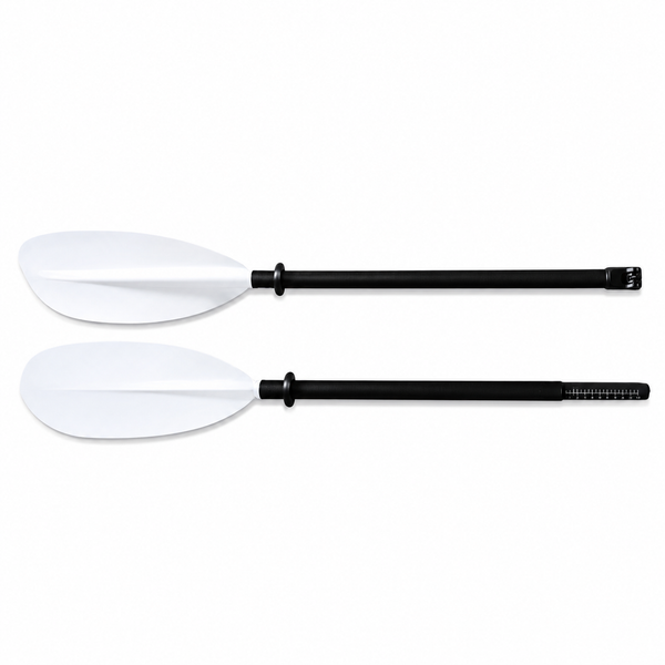 2-Piece Full Fibreglass Kayak Paddle Adjustable 215-225cm