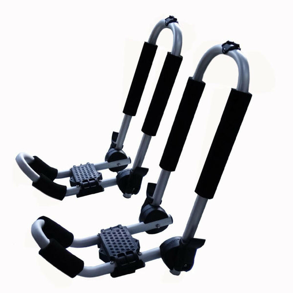 Universal Folding Roof Rack Mount J-Bar Kayak Canoe Carrier.