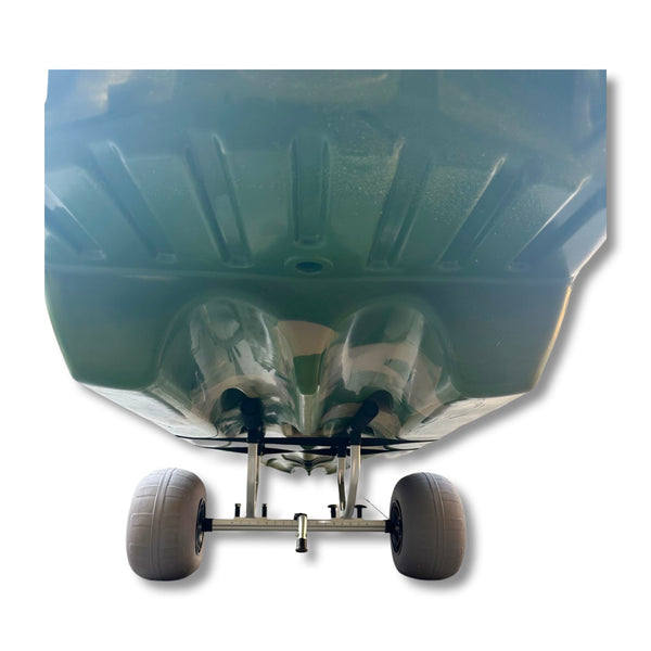 Heavy Duty Kayak Trolley With Beach Balloon Wheels All Terrain.