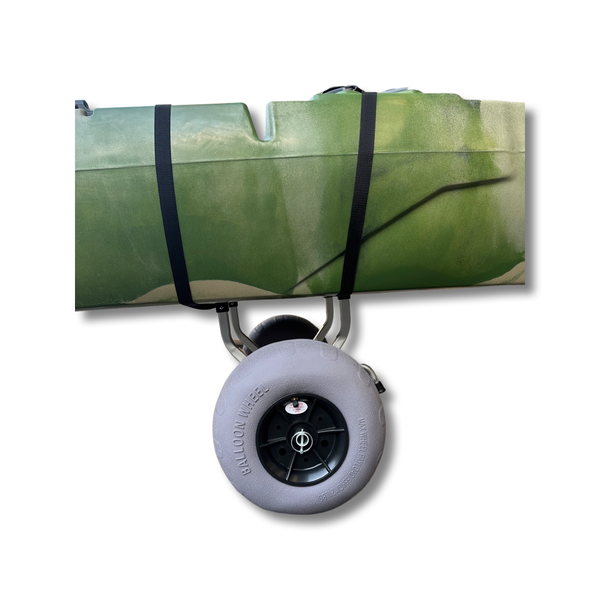 Heavy Duty Kayak Trolley With Beach Balloon Wheels All Terrain.