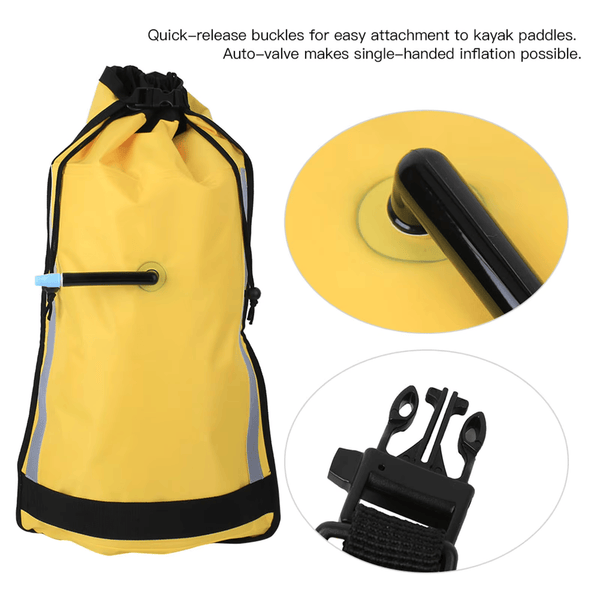 Inflatable Kayak Paddle Float.
