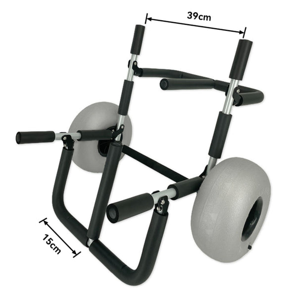Stand Up Paddle Board Trolley Beach Balloon Wheels All Terrain.
