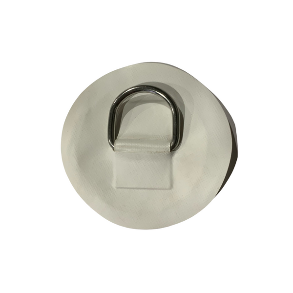 Replacement D-Ring in Webbed PVC Patch For Inflatable Kayak.